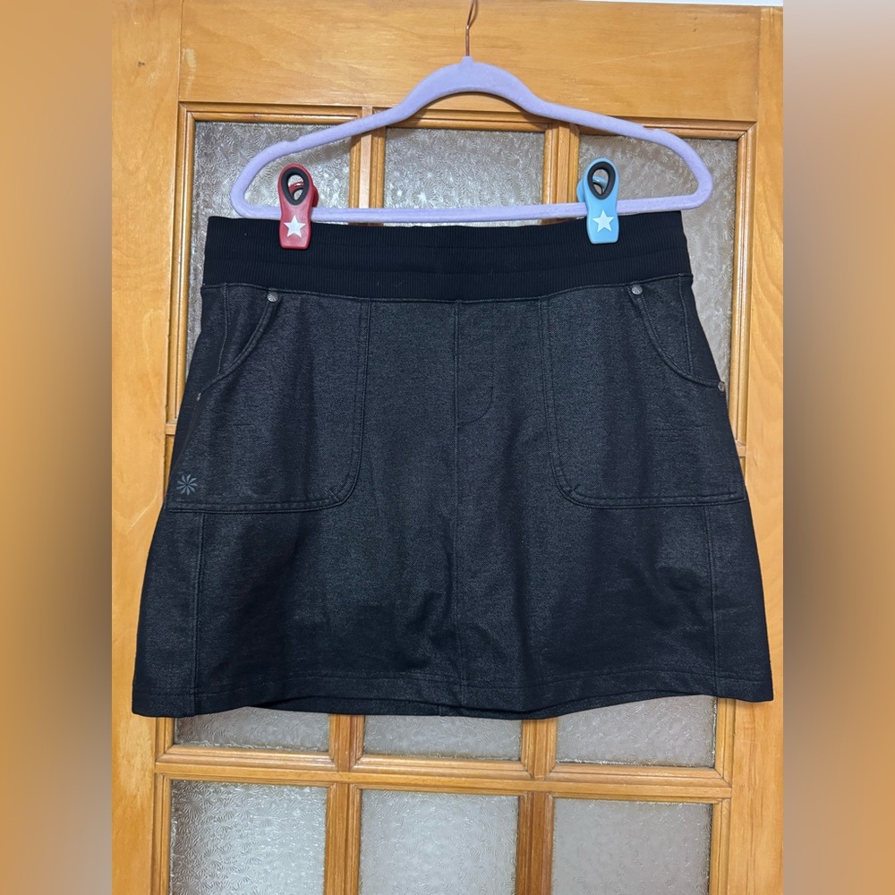 Athleta Black A-Line Skirt